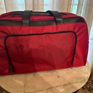 Bento Bag Bordeaux Burgundy Brass Zipper